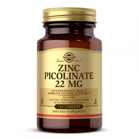 Zinc Picolinate 22mg 100 tabs